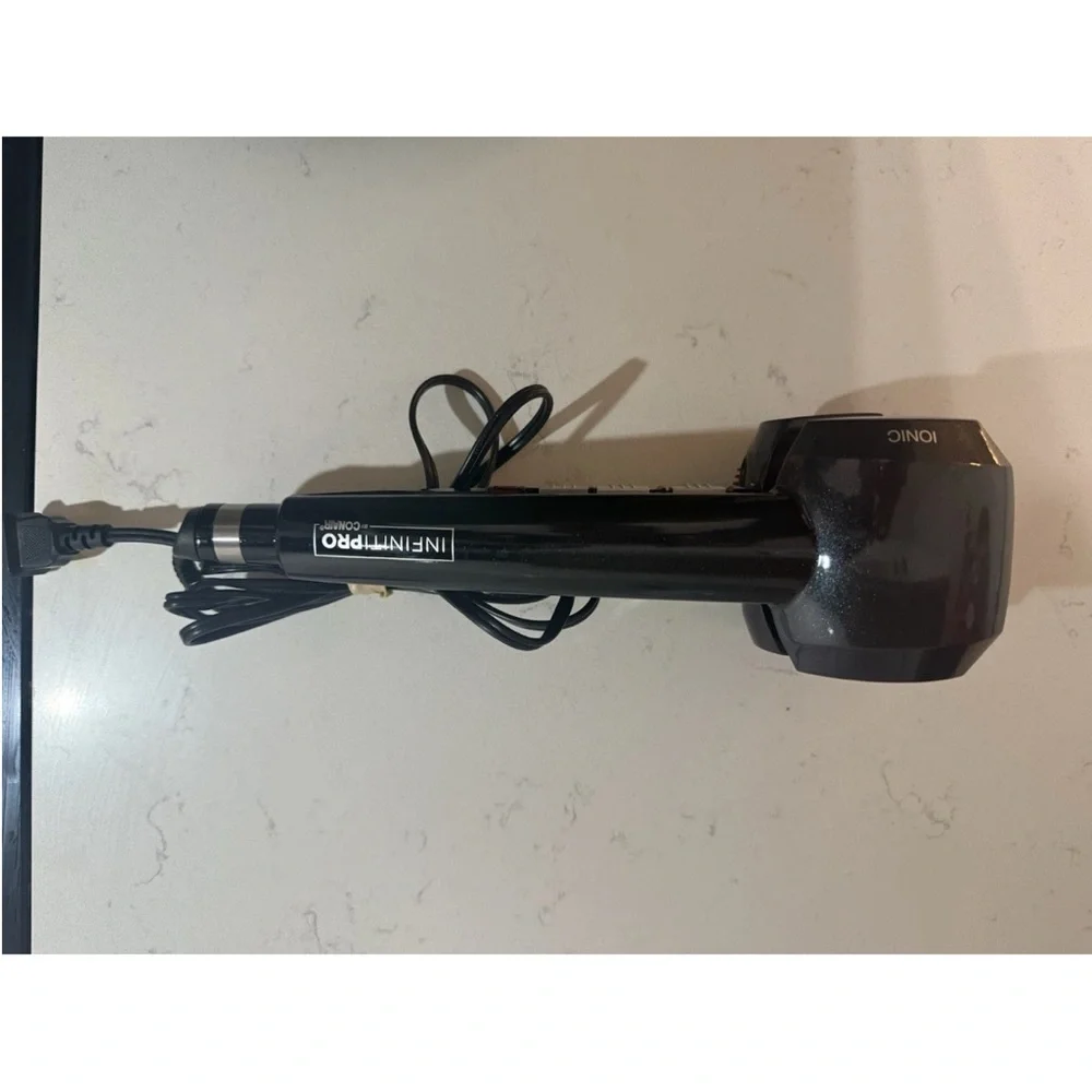 Conair Infinity Pro 2.0 Ionic Curl Secret Curl Styler Glossy Black  1 1/4” Attch